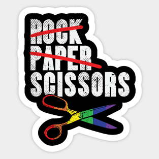 Rock Paper Scissors Sticker